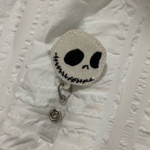 BRAND NEW Jack skellington Halloween badge reel